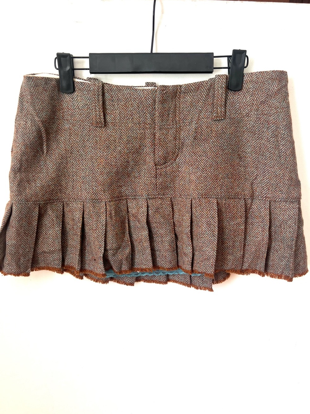 Vintage Abercrombie & Fitch wool y2k mini skirt 6